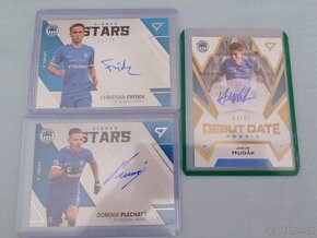 Fotbalové kartičky podpisy FC Slovan Liberec sportzoo