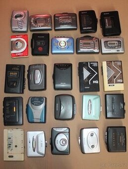 Sbírka kazetových Walkmanů 50 Ks