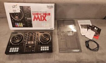 Hercules DJControl Inpulse 500 + kryt Decksaver