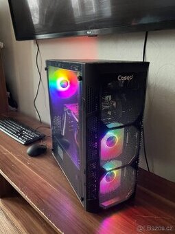 Herní PC- AMD RYZEN 5 2600 3,40Ghz/RAM 16GB/RX 570 8GB/SSD