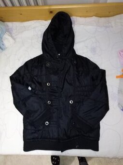 Dívčí černá podzim. bunda Reserved, vel.: 134