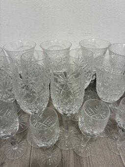 Nroušené skleničky Bohemia regent