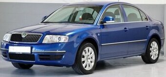 Škoda Superb veškeré díly z vozu modrý černý
