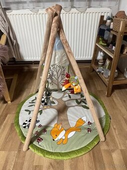 Dětská hrací deka s hrazdičkou (teepee) - 1