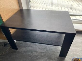 konferenční stolek hnědý dekor dřevo 90x60x50