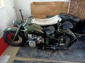 Prodám 2 × motocykl 1 Dněpr K 650 a Dněpr M 72 k750