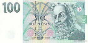 100 Kč 1997 serie C,G,F,H Stav UNC