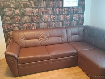 Rozkládací gauč - umělá kůže