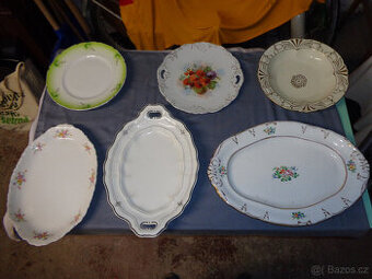 Staré porcelánové mísy značené 800k vše