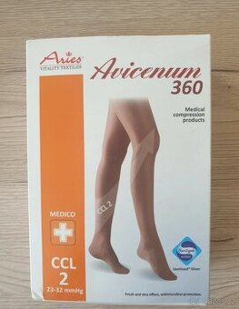 Zdravotní kompresivní lýtkové punčochy Aries