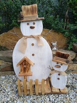 Vánoční dekorace  sněhulák