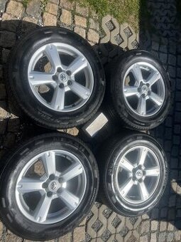 4x litá kola 5x114 R17+ matky,  letní pneu 80%