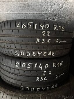 Letní pneu 2x205/40 R18 Goodyear