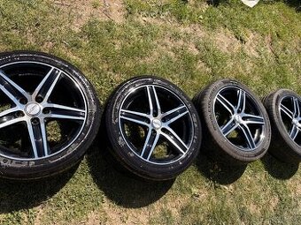 Hliníková kola 5x112 R17 s letními pneu 225/45