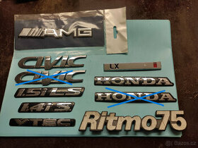 Znaky Honda Civic, Ritmo, amg, lxi