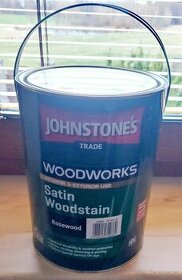 Johnstones Satin Woodstain - Rosewood 5 l