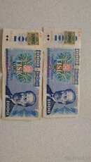 Bankovka 1000 Kč, B.Smetana s kolkem