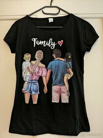 Nové nenošené tričko "Family"