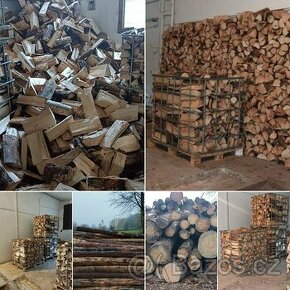 Měkké štípané palivové dřevo