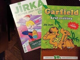 2x komiks GARFIELD + JIRKA-komiks Jirky Krále