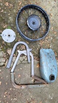 Prodám díly BMW R35, R4, R12, hrazdu sidecaru Royal