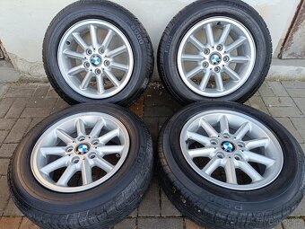 ALU 5x120 r15 BMW + LETNÍ PNEU