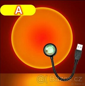 USB lampička západ slunce - 1