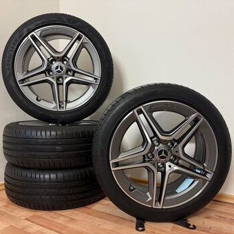 MERCEDES CLA AMG 5x112 R18 ET49+LETNÍ 225/45R18 7mm GREY