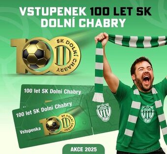 Prodám vstupenky na oslavy 100 let