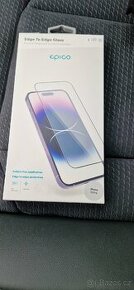 Sklo Edge to Edge Apple iPhone 15 - černý okraj