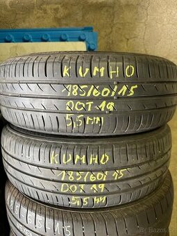 Letní pneu KUMHO 185/60/15 - 2x 5,5mm - 2019