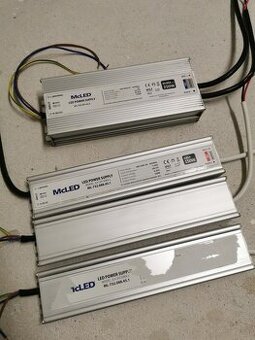 Zdroj napětí LED trafo 24V, 12V IP67 hliníkové provedení