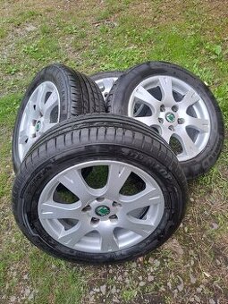 Alu kola 5x112 originál Škoda Octavia II 205/55 R16