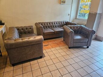SEDACÍ SOUPRAVA CHESTERFIELD