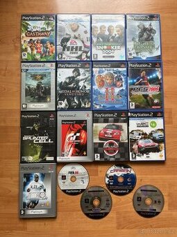 Sada her na PlayStation 2 - 17 kusů