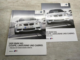 Prospekt BMW M3 Coupé, Cabrio, Limousine E90, E92, E93 2010