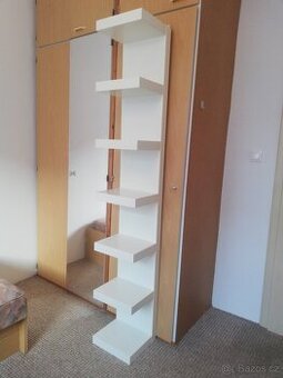 IKEA nástěnný policový díl Lack bílá 30x90 cm