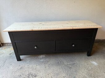 Lavice IKEA Hemnes- černohnědá