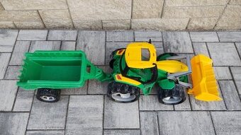 Dětský traktor s přívěsem