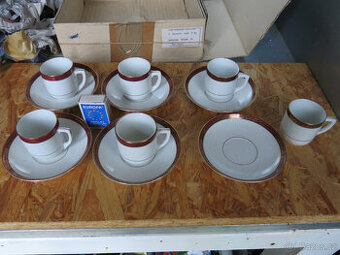 Porcelánová kávová mocca soupava