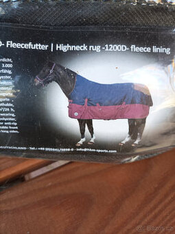 NOVÁ výběhová deka HKM STRONG 1200D, 135cm