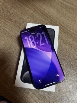 IPhone 15 pro 256GB Černý titan