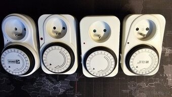 časovač, mechanická spínací zásuvka