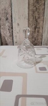 Nádherný zvonek z českého skla