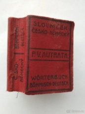 Slovníček česko-německý z první republiky | F. V. Autrata