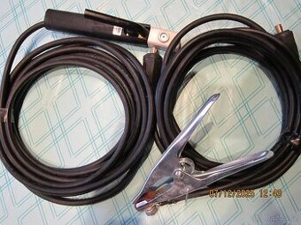 svařovací kabely 16mm2 včetně kleští