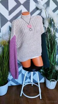 SENZAČNÍ DÁMSKÝ CROP SVETR - TRENDYOL - vel. M