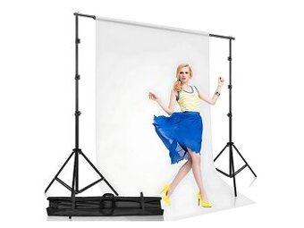 Foto konstrukce na pozadí fotostudio 3 x 2,6m plus plátno