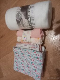 Plenky dětské látkové + dětská deka