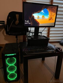 Herní PC RX 5 2600x Six Core Processor 3.6 GHz